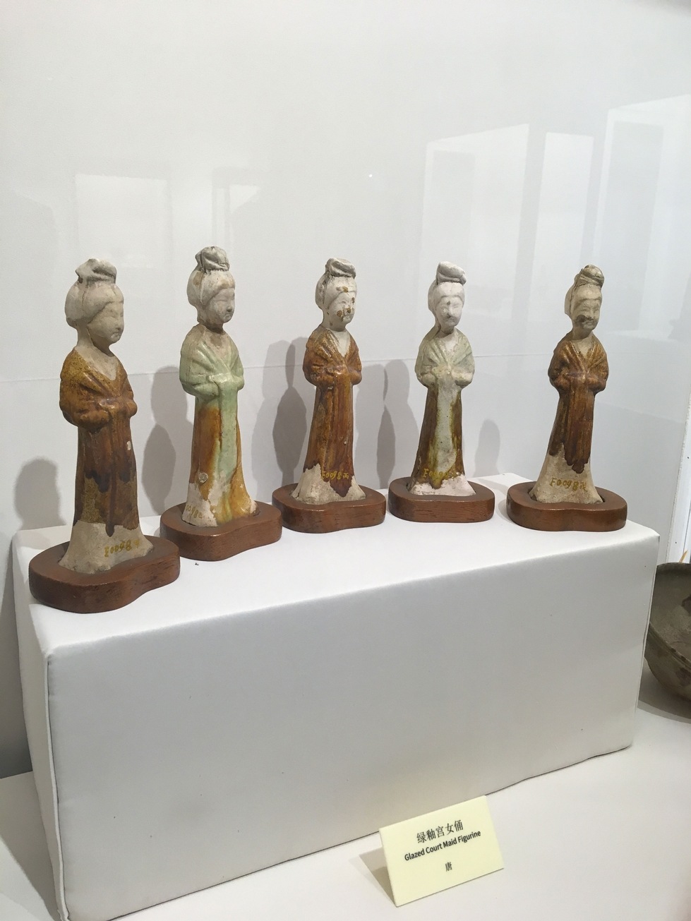 5 Court Maid Figurines